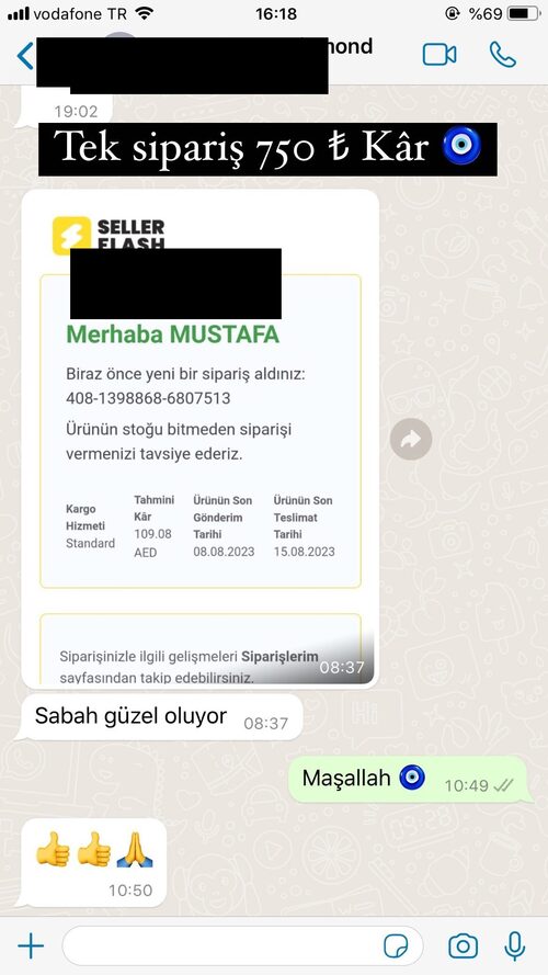 750 TL kâr