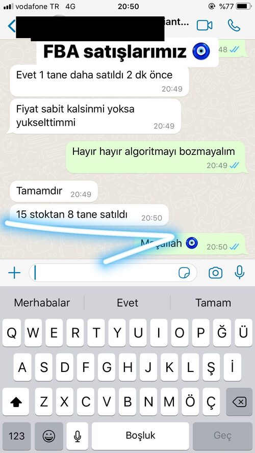 FBA stok satışı