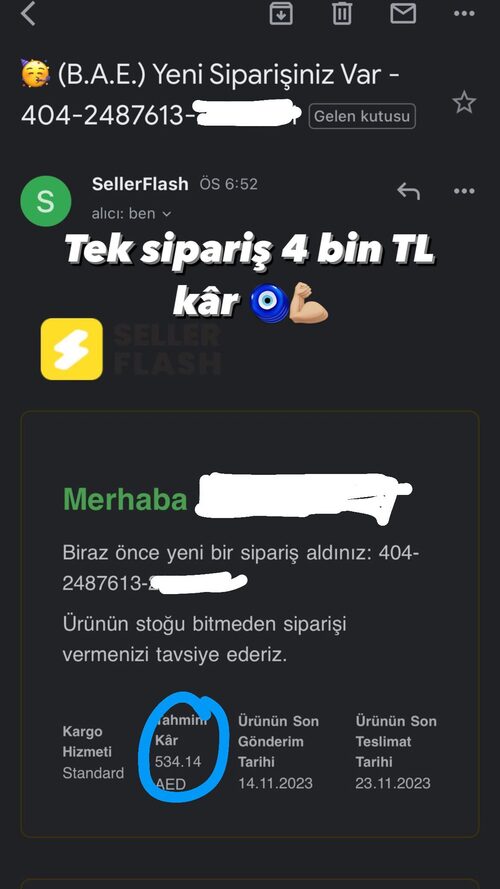 Tek siparişten 4.000 TL kâr